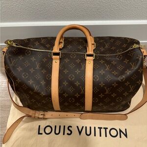 Louis Vuitton Duffle - Keepall Bandoulière 45, Good condition minor flaws